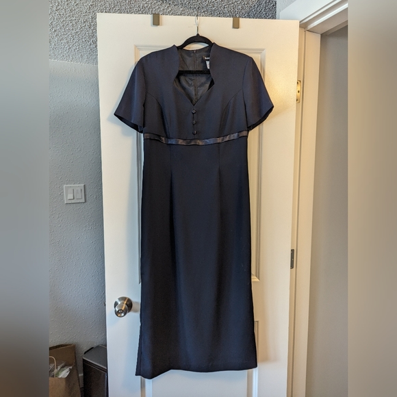Vintage Navy Randy May Sears Dress - Picture 1 of 6